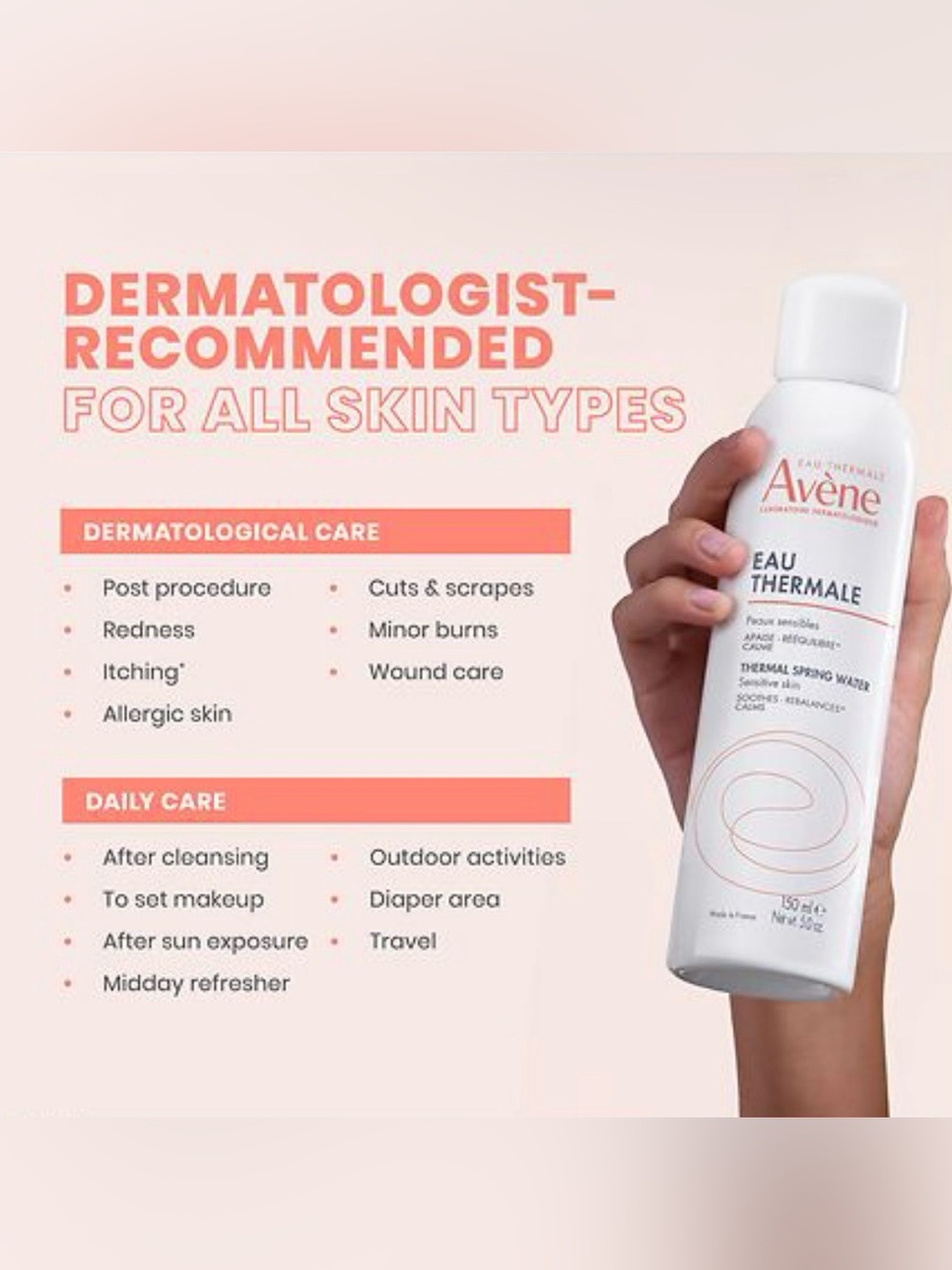 Avene Thermal Spring Water, Soothing, Calming Facial Mist for Sensitive Skin - Picture 6 of 6